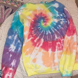 Ivory Ella tie-dye sweatshirt